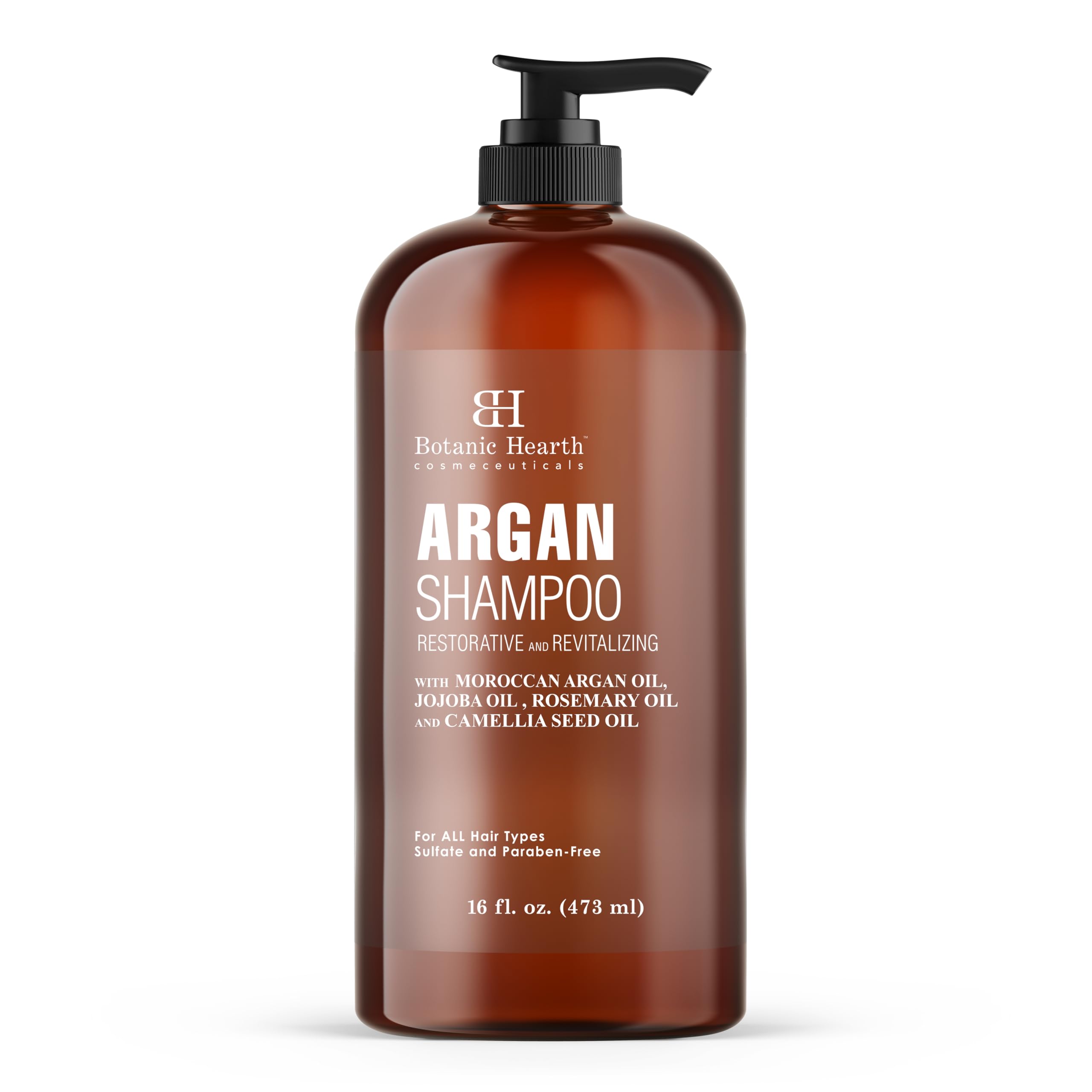 Botanic Hearth Champú Argán: ingredientes clave, argán y manteca de karité.
