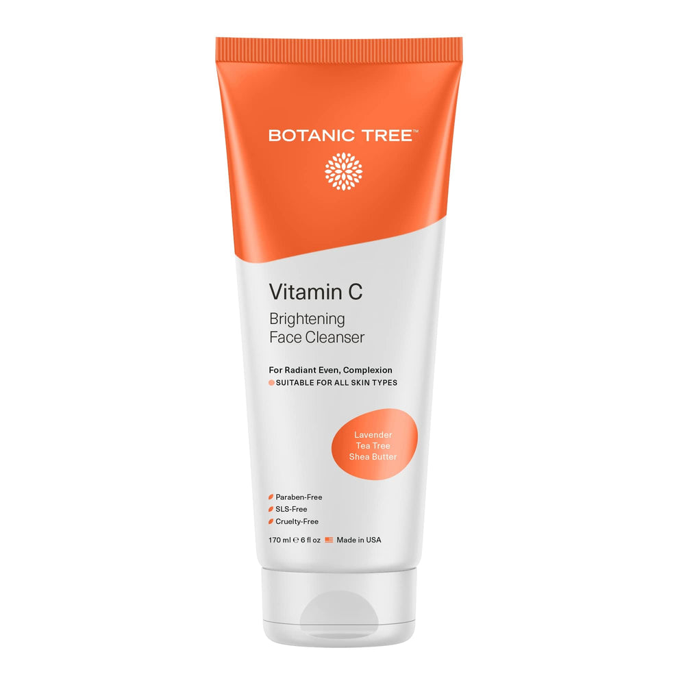 Botanic Tree botella limpiadora facial para uso diario y frescura.
