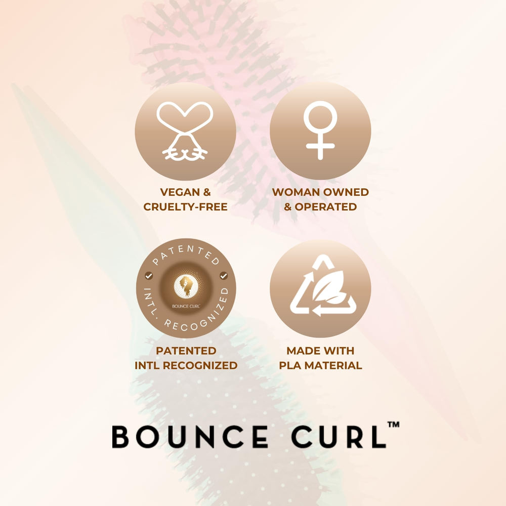 Bounce Curl EdgeLift, base PLA et design écologique durable.