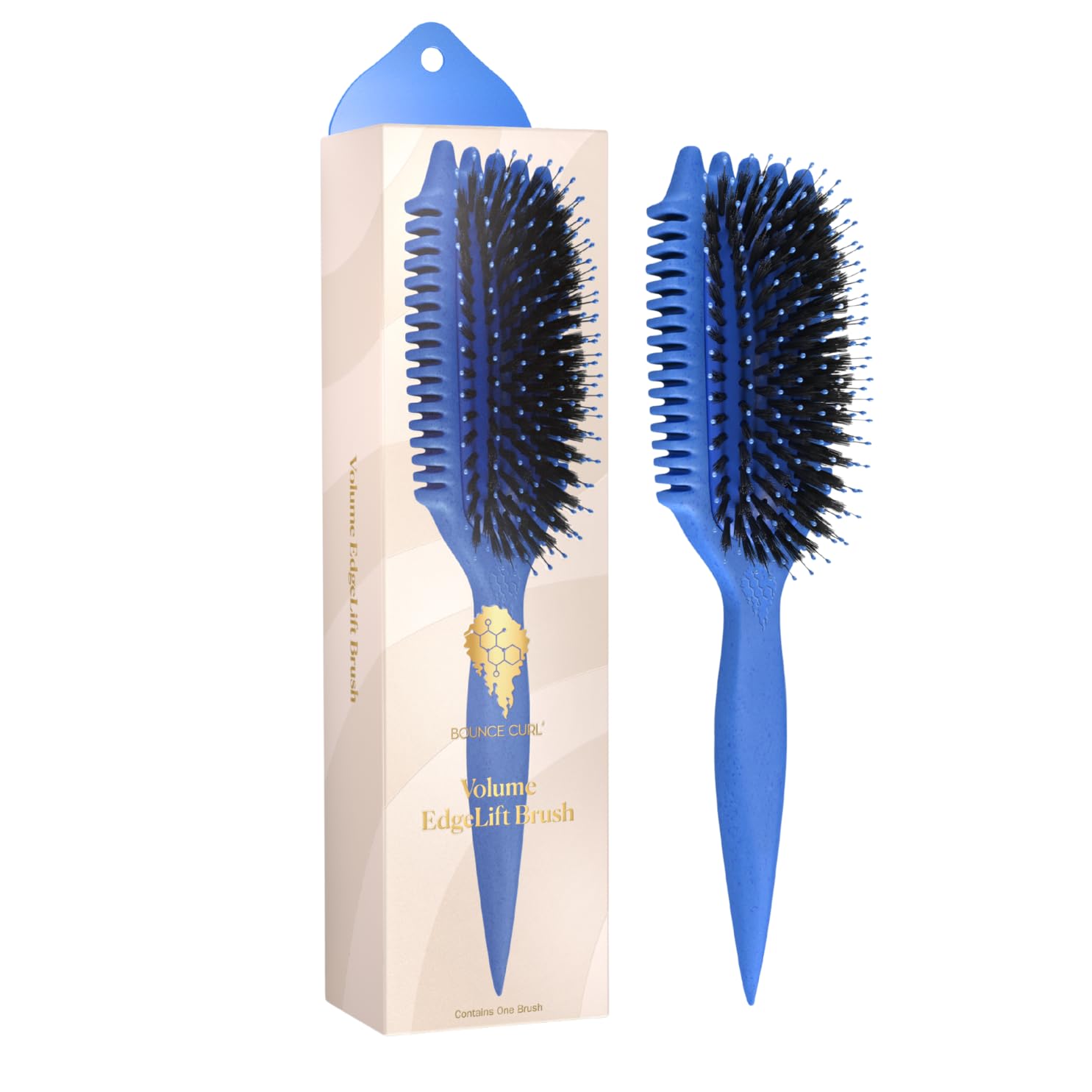 Bounce Curl EdgeLift: cepillo completo para volumen en rizos.