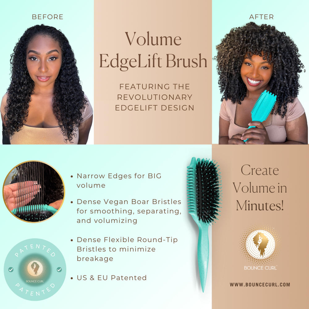 Bounce Curl EdgeLift: cerdas flexibles para deslizamiento suave.