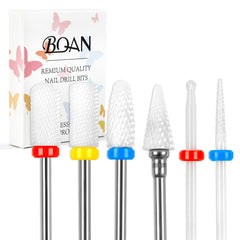 BQAN puntas cerámicas para remoción de acrílico y gel con rendimiento profesional.