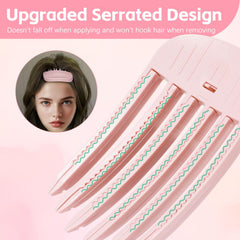 Branbox clip de volumen resistente al calor para uso diario rosa.