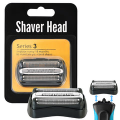 BRAVIKERLY Series 3 32B cabezal recambio para afeitado más cercano y cómodo