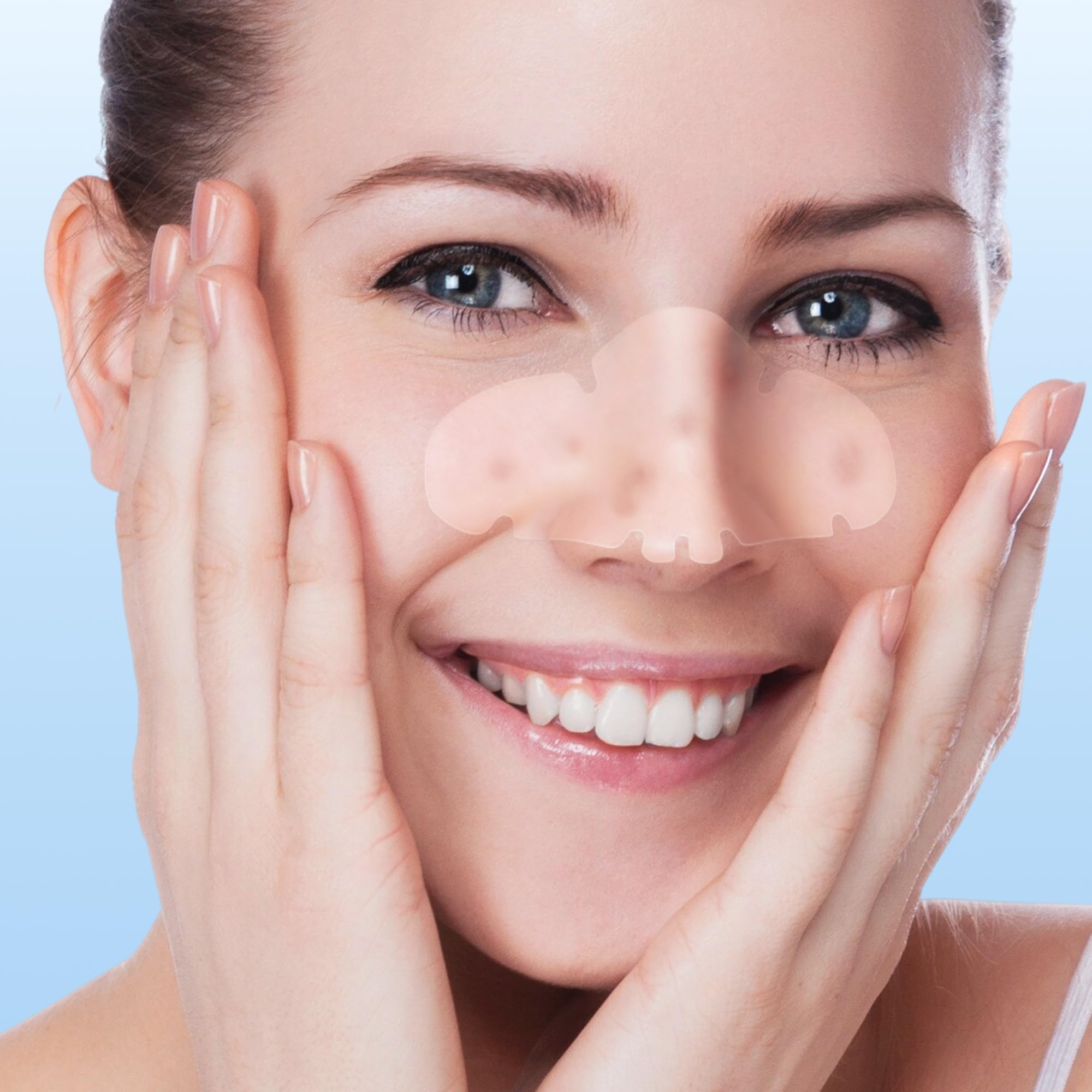 Parche hidrocoloide de Breiboz absorbe fluidos y reduce apariencia de grano.