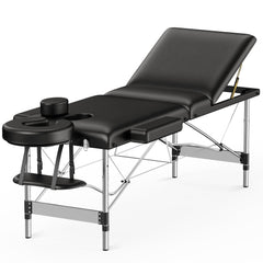 Brelley mesa de masaje portátil 84x24, superficie acolchada para sesiones cómodas.