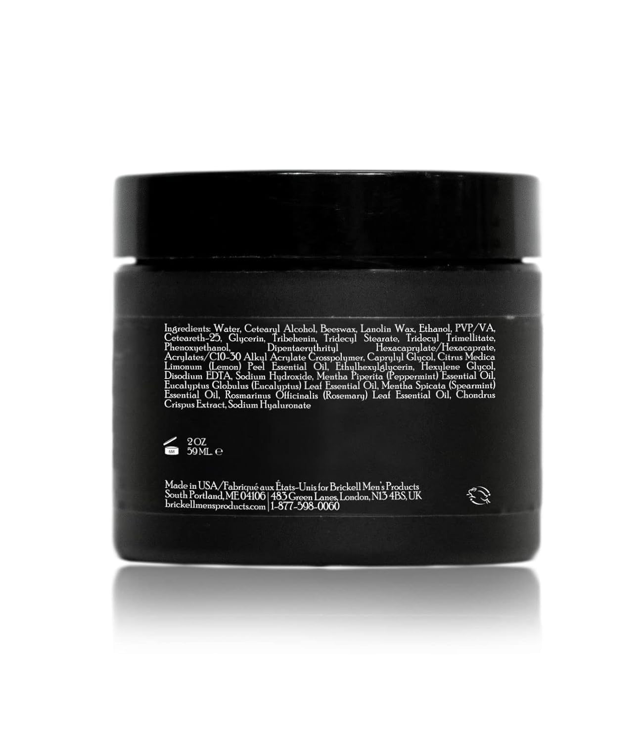Ácido hialurónico Brickell, hidratación suave para el cabello.
