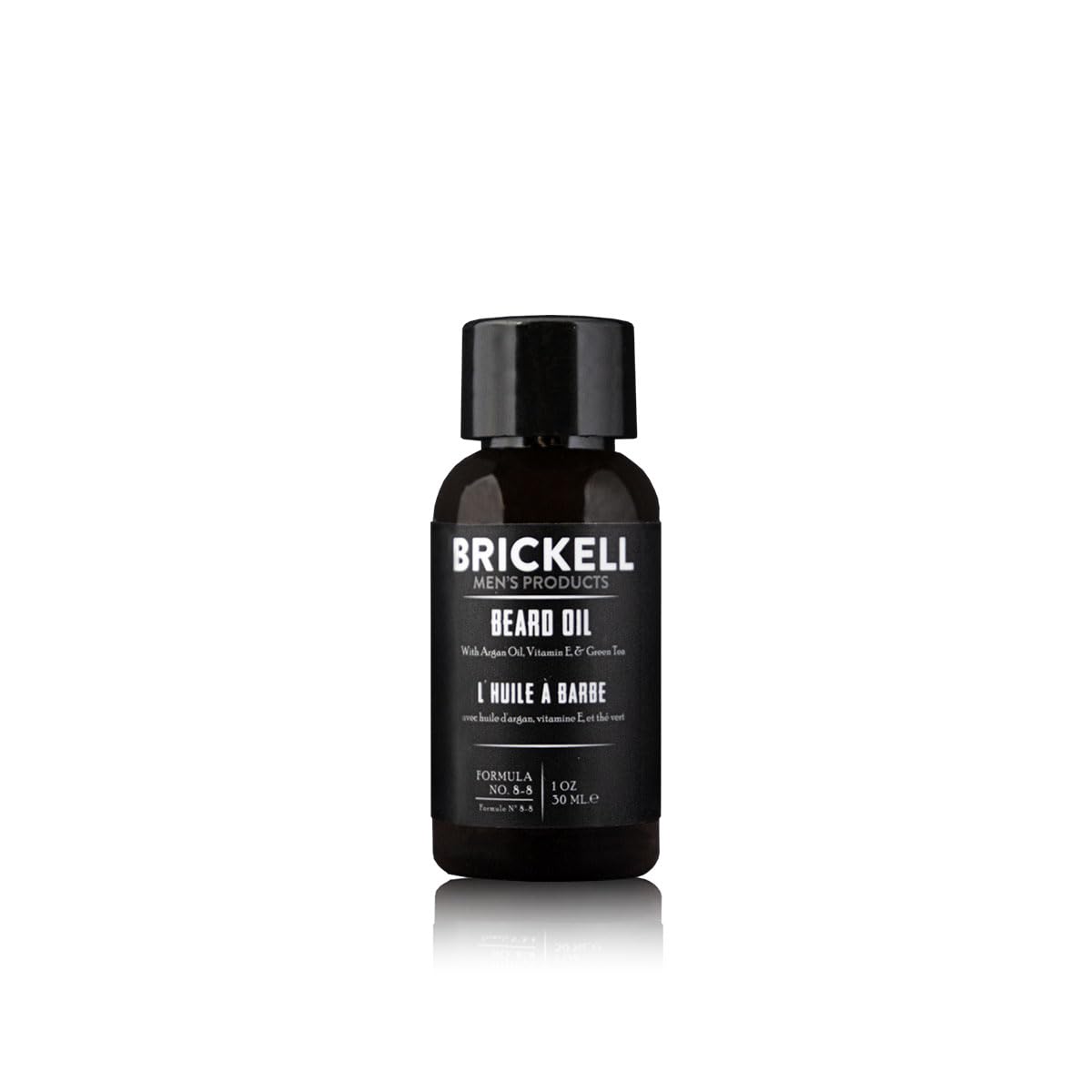 Brickell Barba: aceite argan-jojoba para suavizar la barba y calmar la piel.