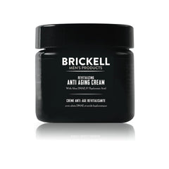Brickell Hombres crema antiedad en frasco, sin fragancia para uso nocturno