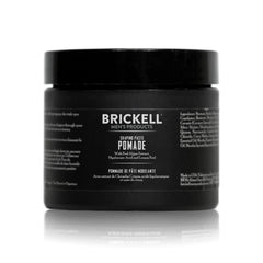 Pasta modeladora Brickell para hombres, frasco de 2 oz, acabado natural.