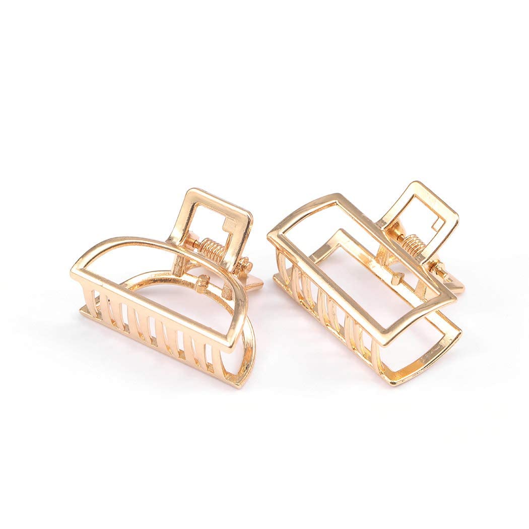 Brinie gancho dorado mini, 4 cm, apto para todo tipo de cabello.