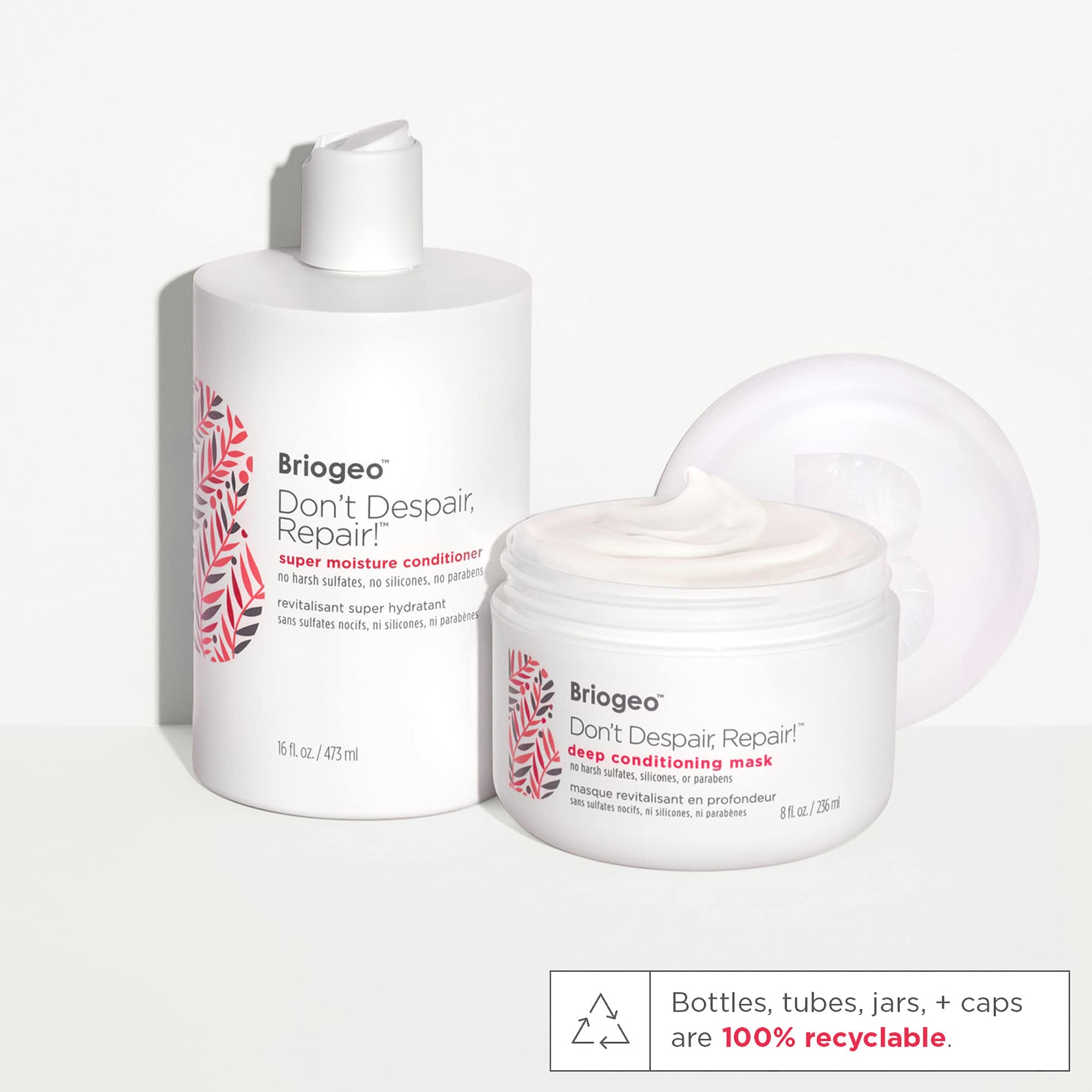 Briogeo Don't Despair Repair: reparación diaria de cabello seco y dañado