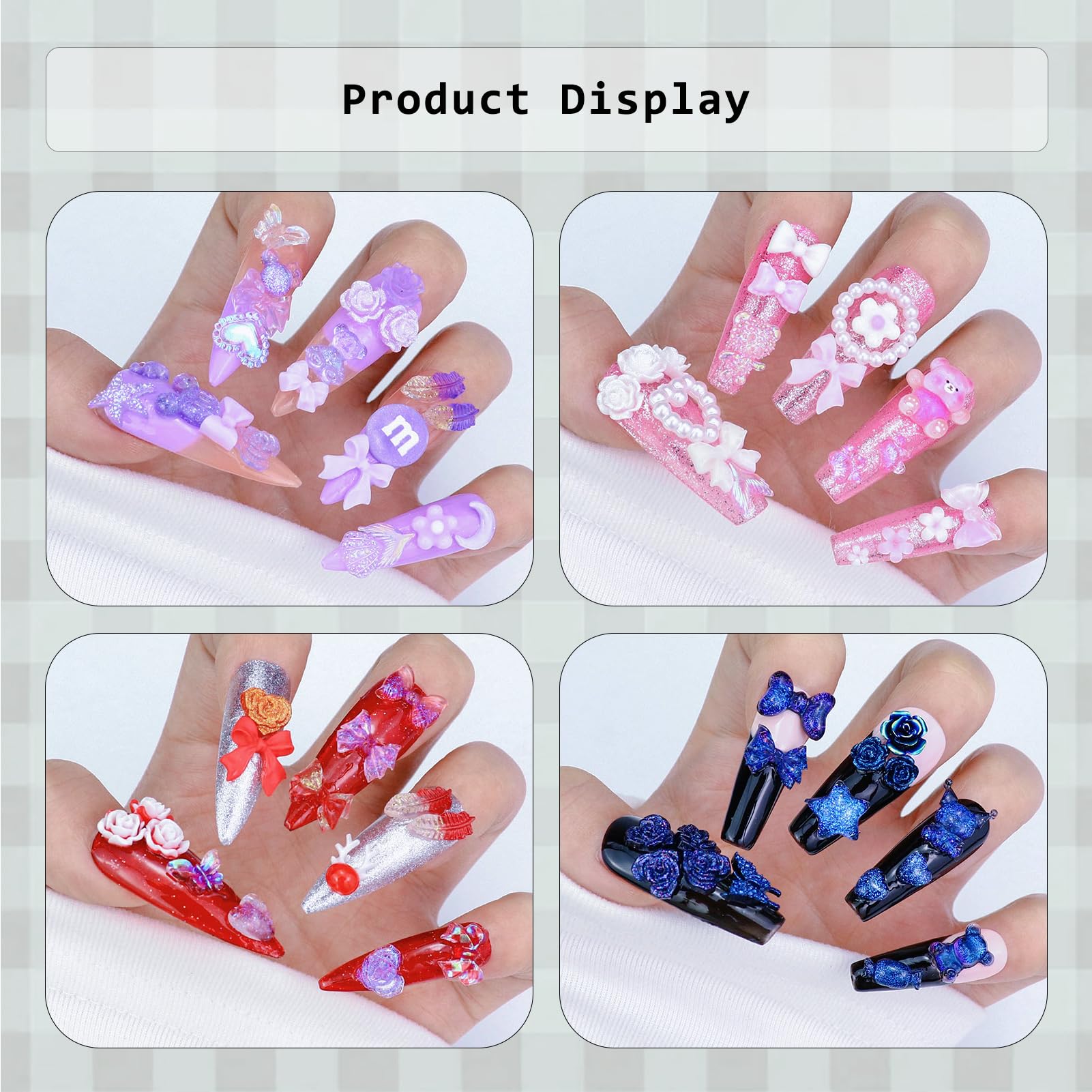 Briskbloom formas M-beans para decoraciones creativas en uñas