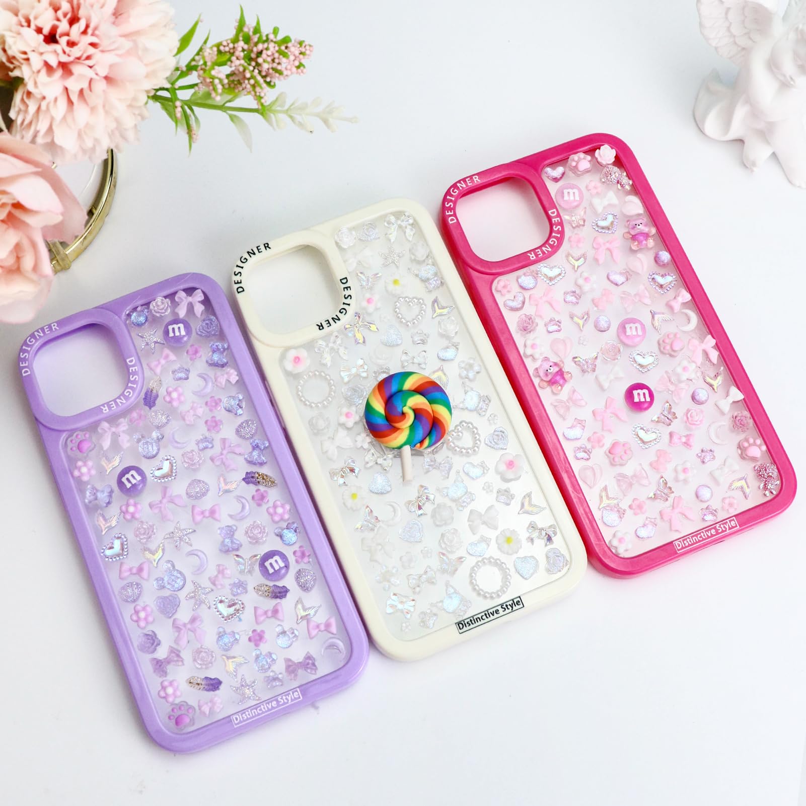 Briskbloom luna y estrellas para uñas y proyectos de manualidades