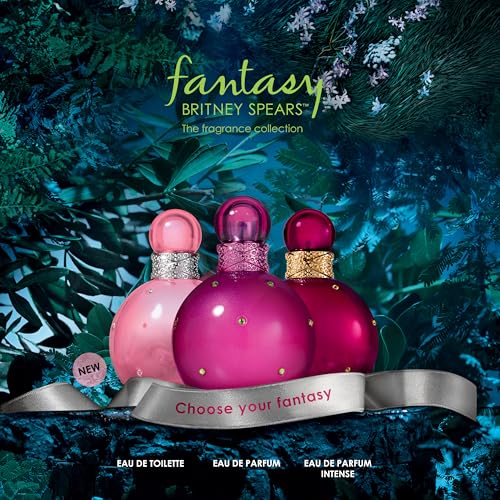 Britney Spears Fantasy Sheer, detalle iris, toque cremoso para la piel.