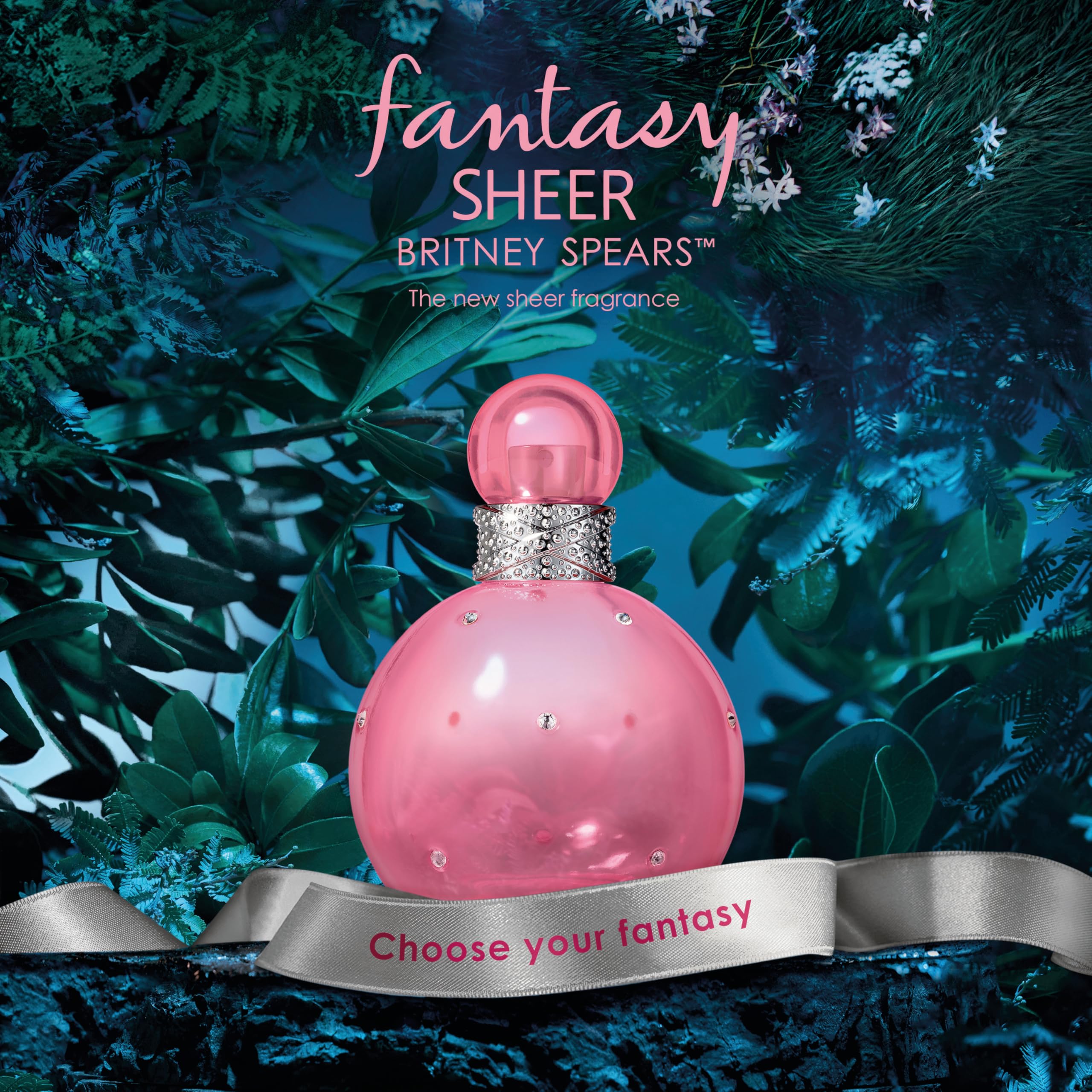 Britney Spears Fantasy Sheer, notas de cítricos y muguet, ramo floral ligero.