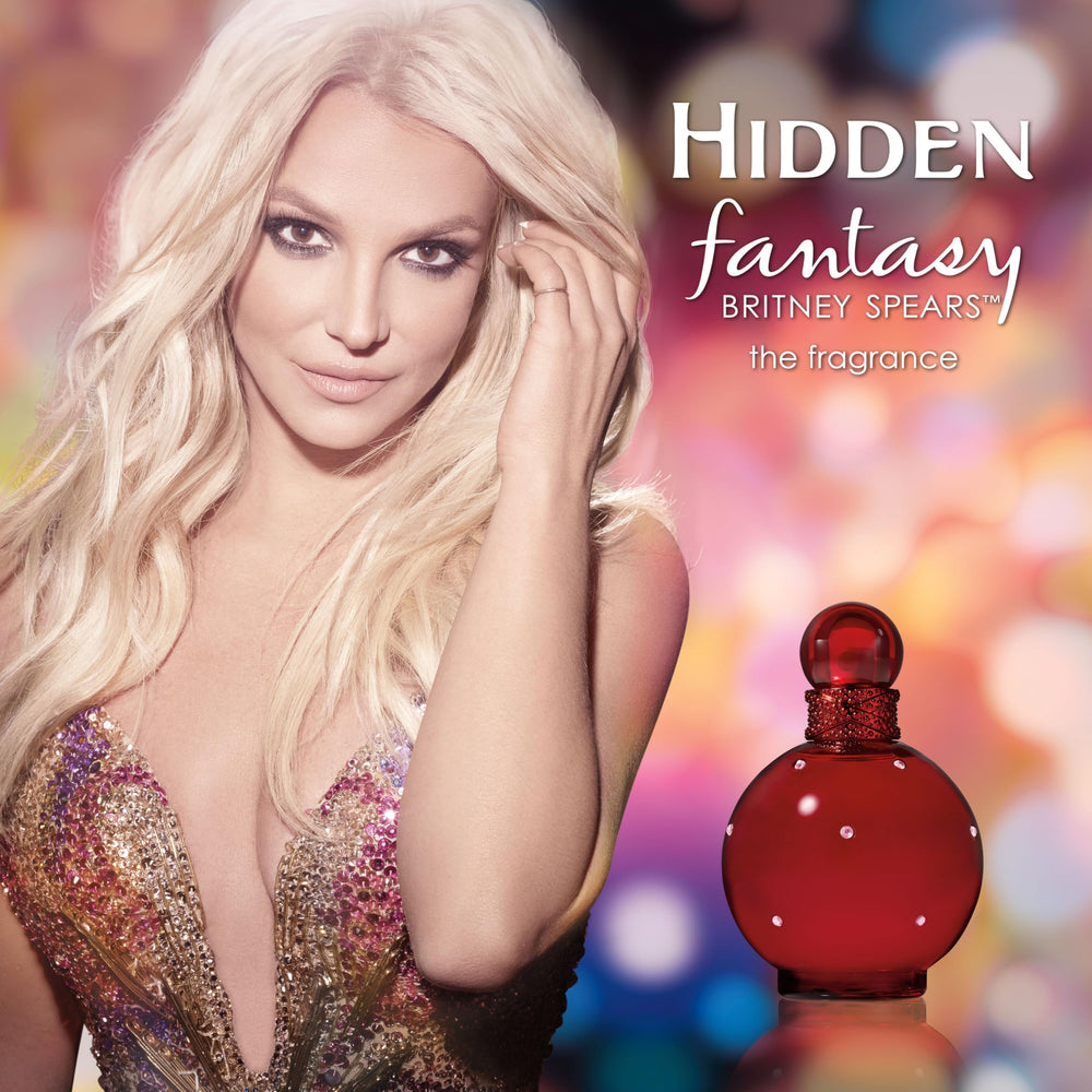 Britney Spears Hidden Fantasy: base ámbar y maderas cálidas para mayor duración