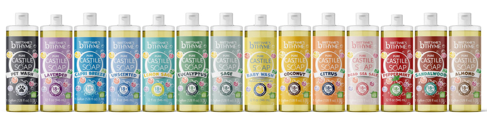 Brittanie's Thyme Limpieza del hogar natural sin sulfatos.
