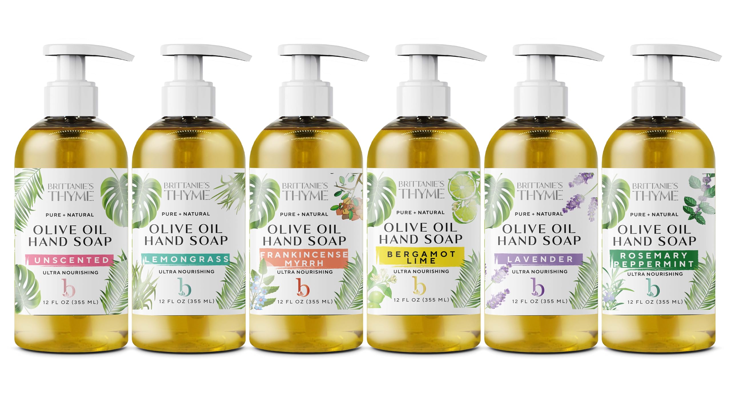 Brittanie's Thyme jabón de manos con espuma suave cuida la piel