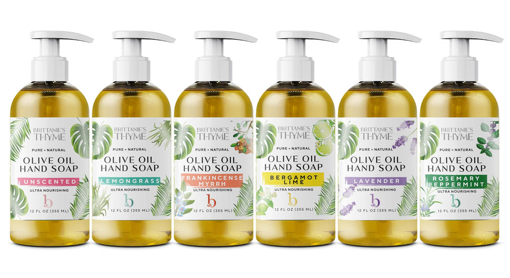 Brittanie's Thyme jabón de manos con espuma suave cuida la piel