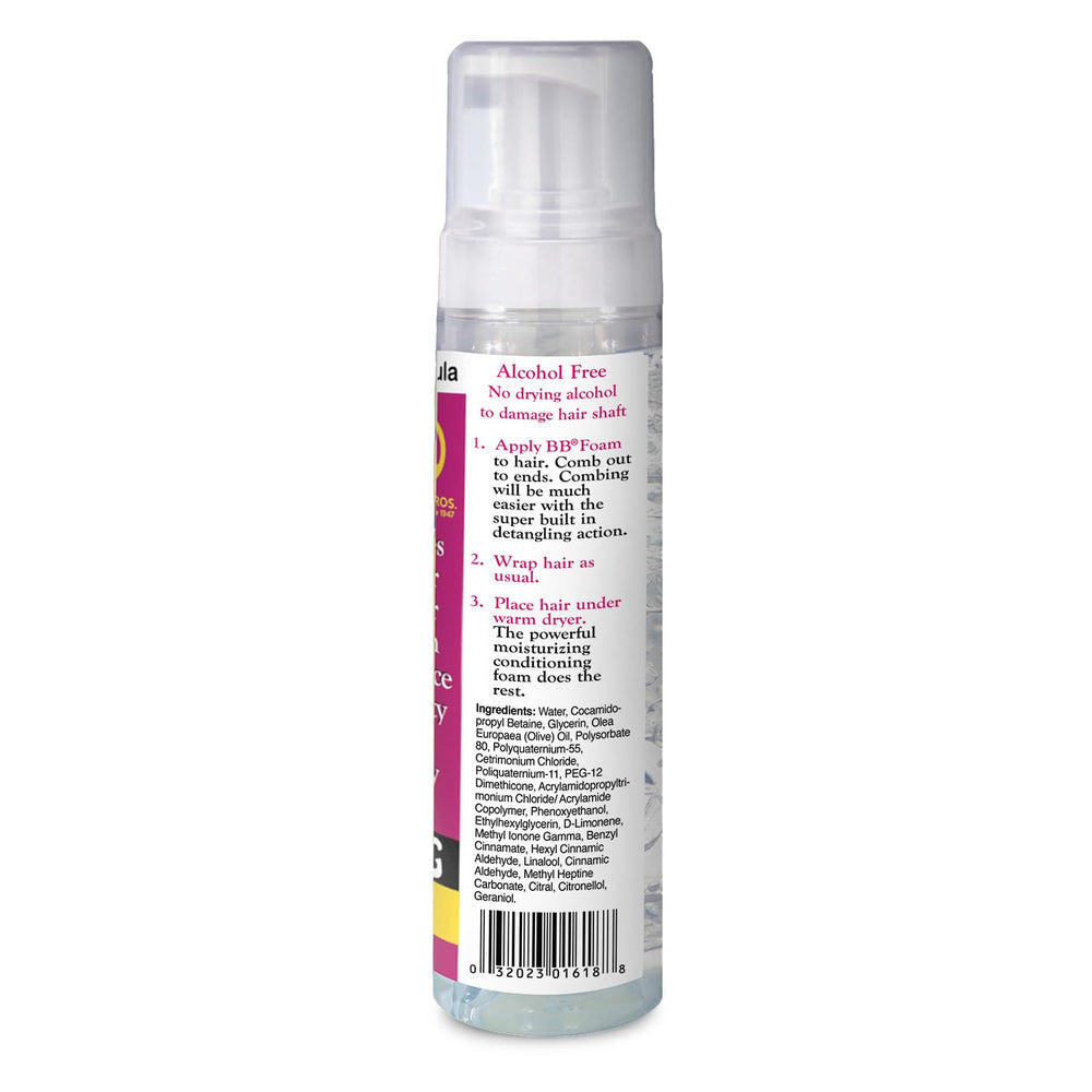 Pelo natural y relajado luce definido y brillante con BB Foam Wrap.