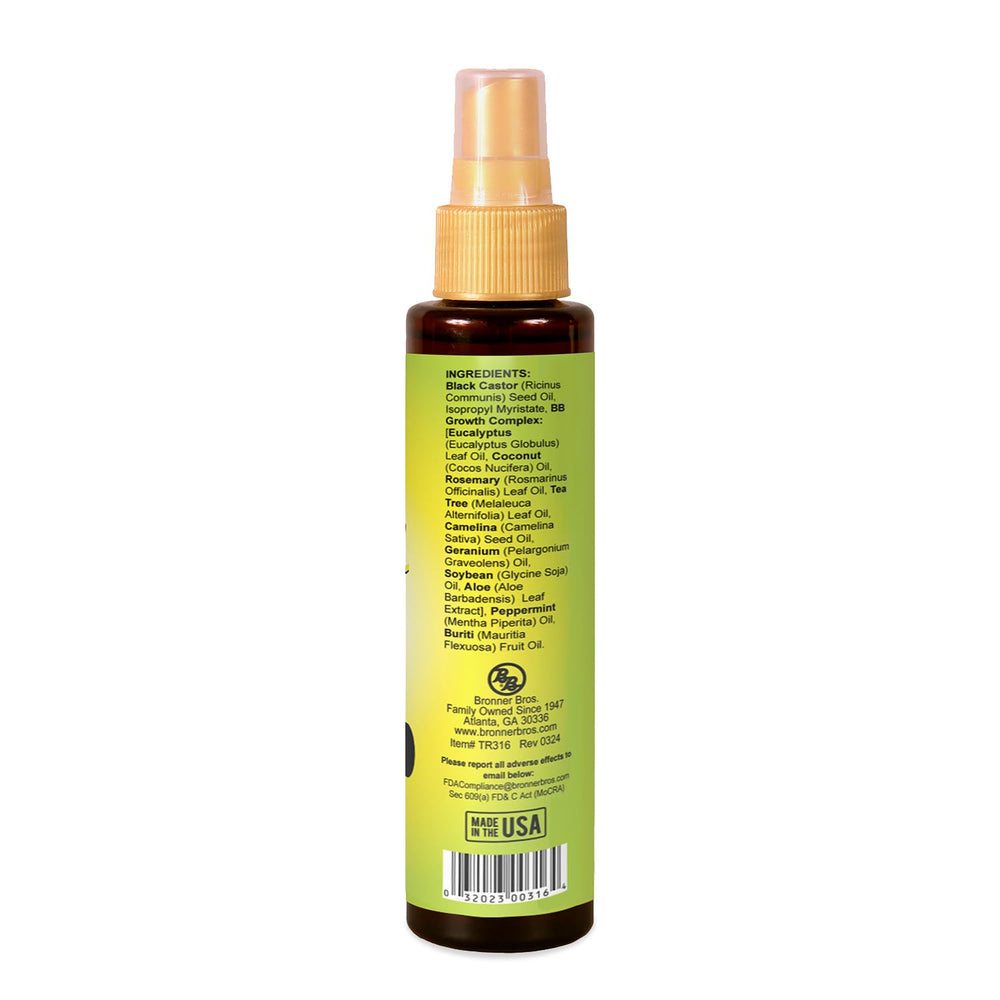 Bronner Bros Tropical Roots Aceite Ricino Negro, textura suave ideal para uso diario.