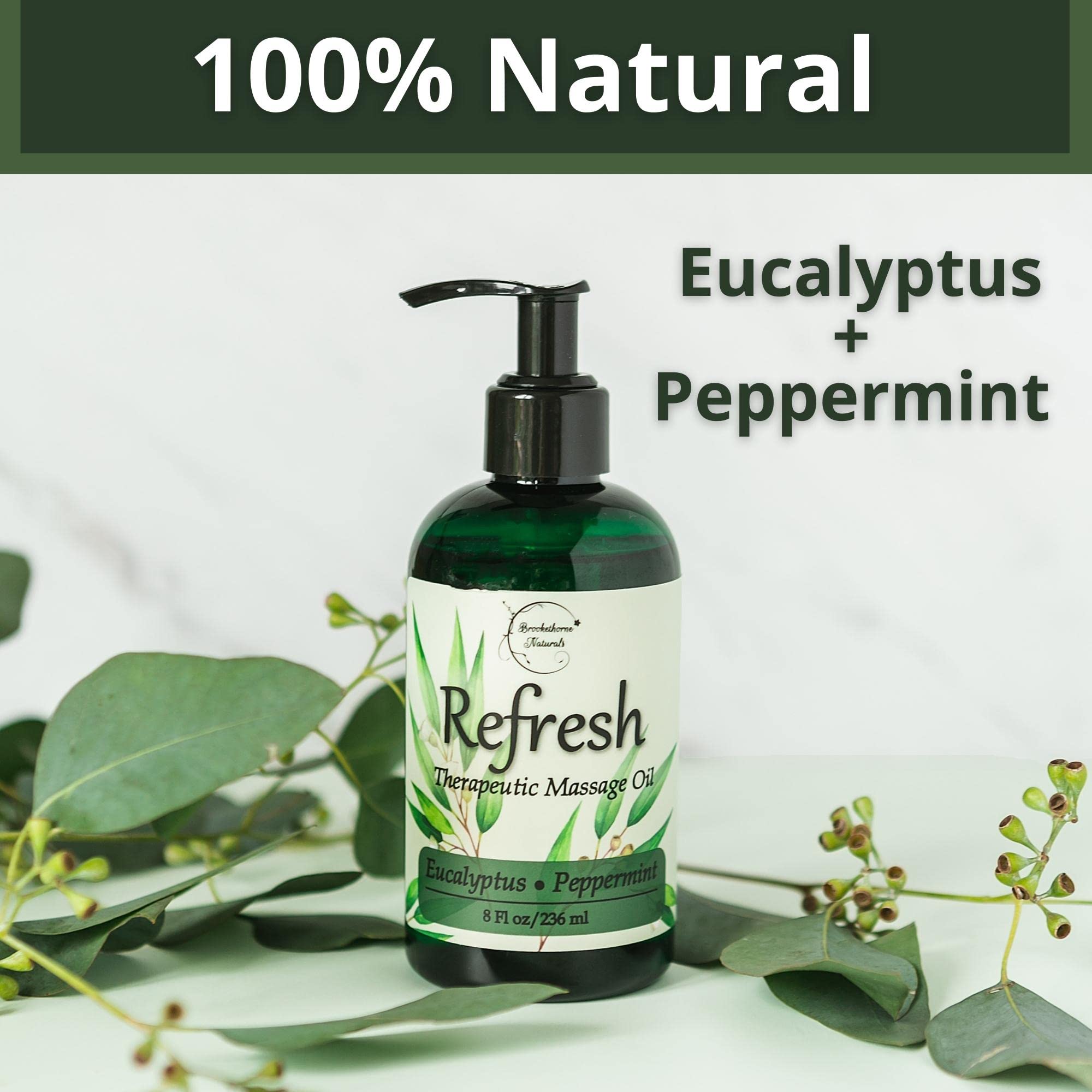 Ingredientes naturales de Brookethorne Naturals Refresh, fórmula sin nueces para piel sensible