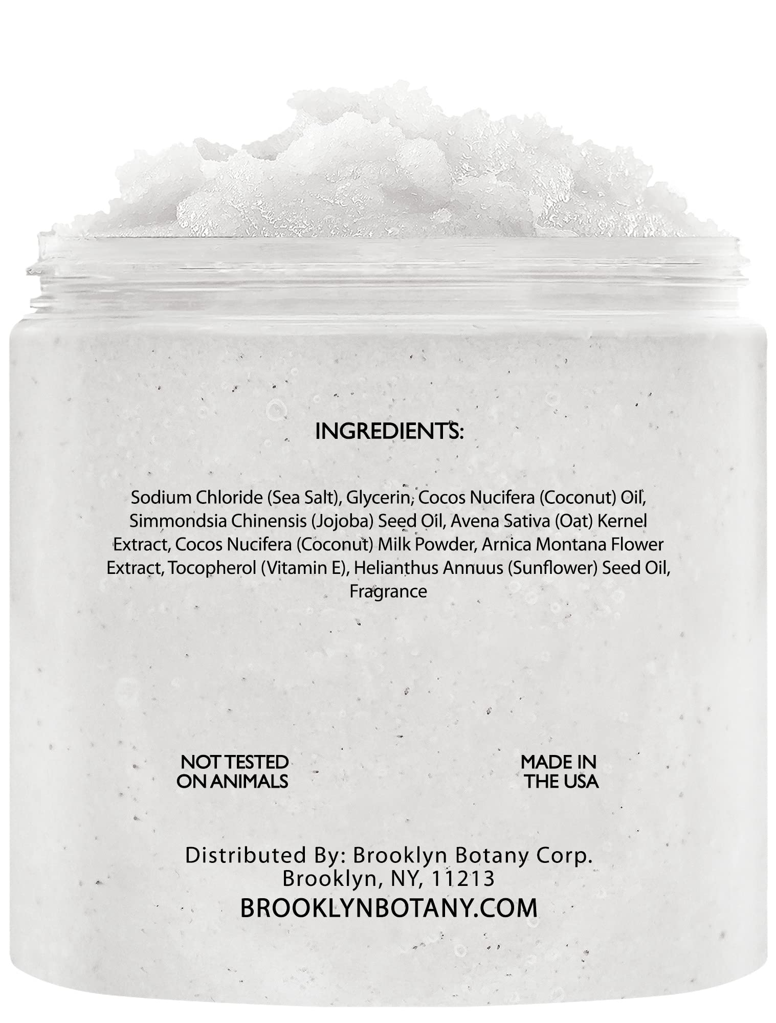 Brooklyn Botany aceites nutritivos de coco que hidratan mientras exfolian.