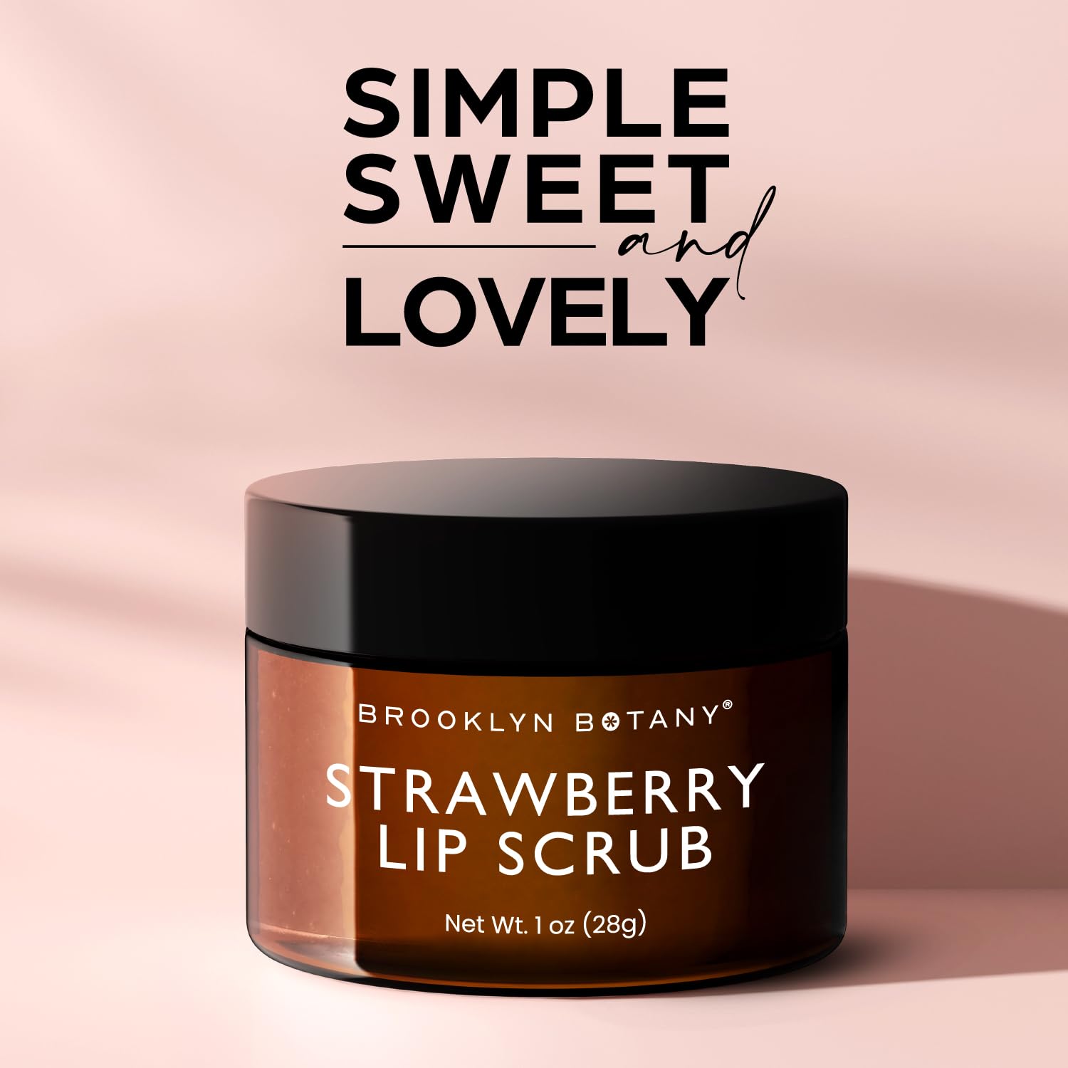 Brooklyn Botany Exfoliante Labial Sabor Fresa, fragancia fresca para realzar la experiencia.