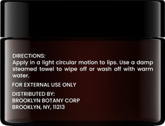 Brooklyn Botany Hidratante labios 1oz para labios secos y agrietados
