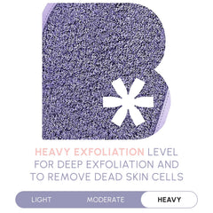 Brooklyn Botany Mitts en la ducha, limpia la piel con exfoliante