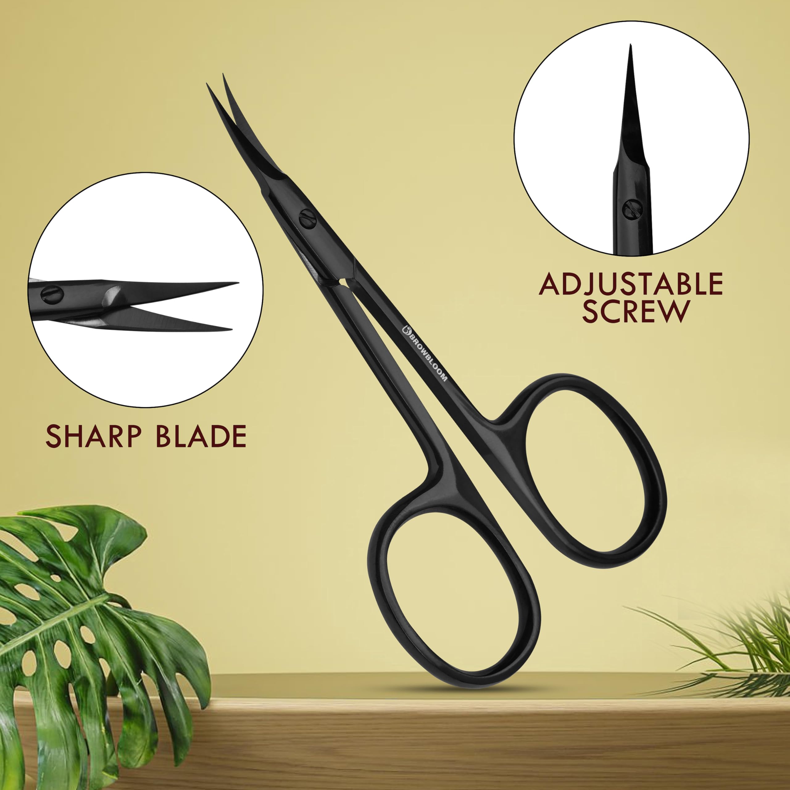 Herramienta de cuidado BROWBLOOM de múltiples usos para uñas y cejas.