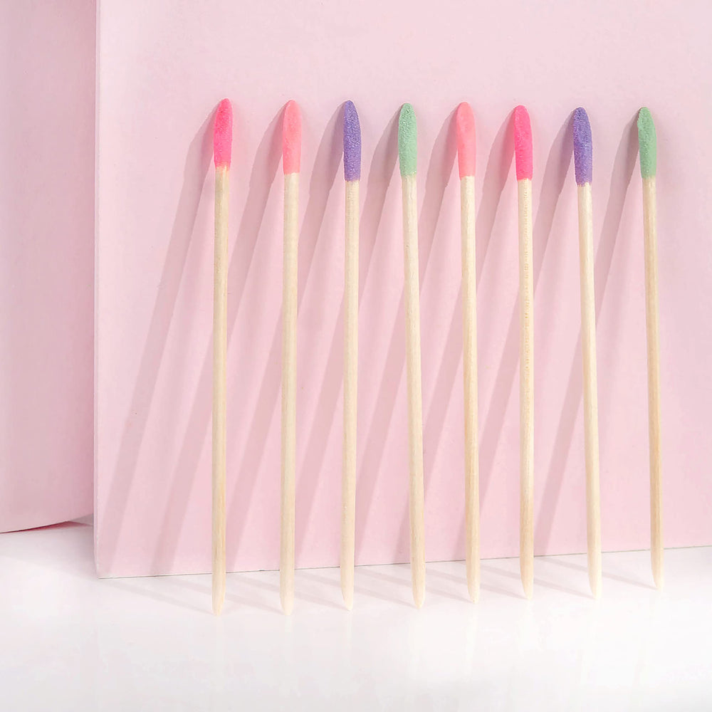 Brushworks cutícula cristal palitos para manicura precisa y uñas limpias