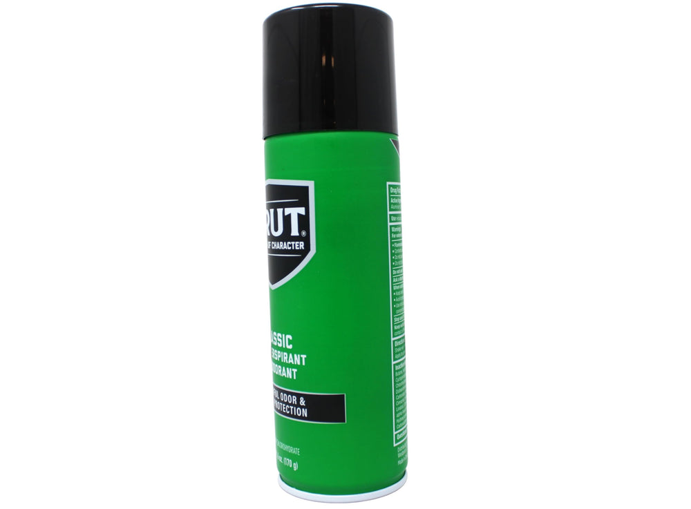 Brut Déodorant aérosol Classique, parfum intemporel et spray efficace.