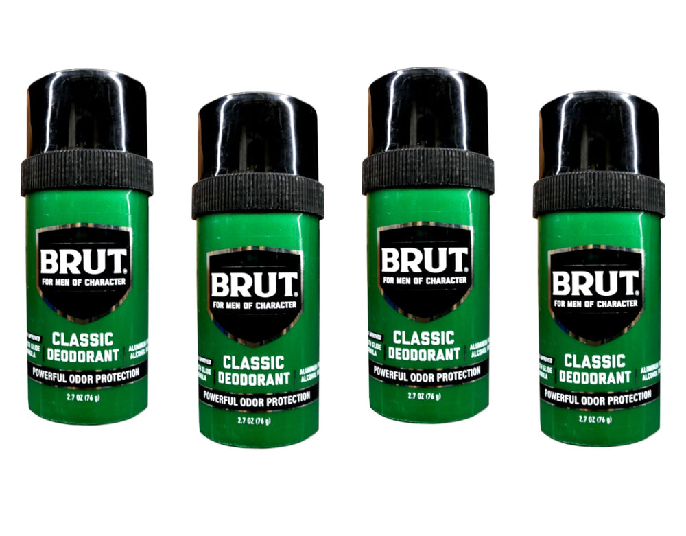 Desodorante BRUT Classic en stick redondo, aplicación suave