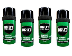 Desodorante BRUT Classic en stick redondo, aplicación suave
