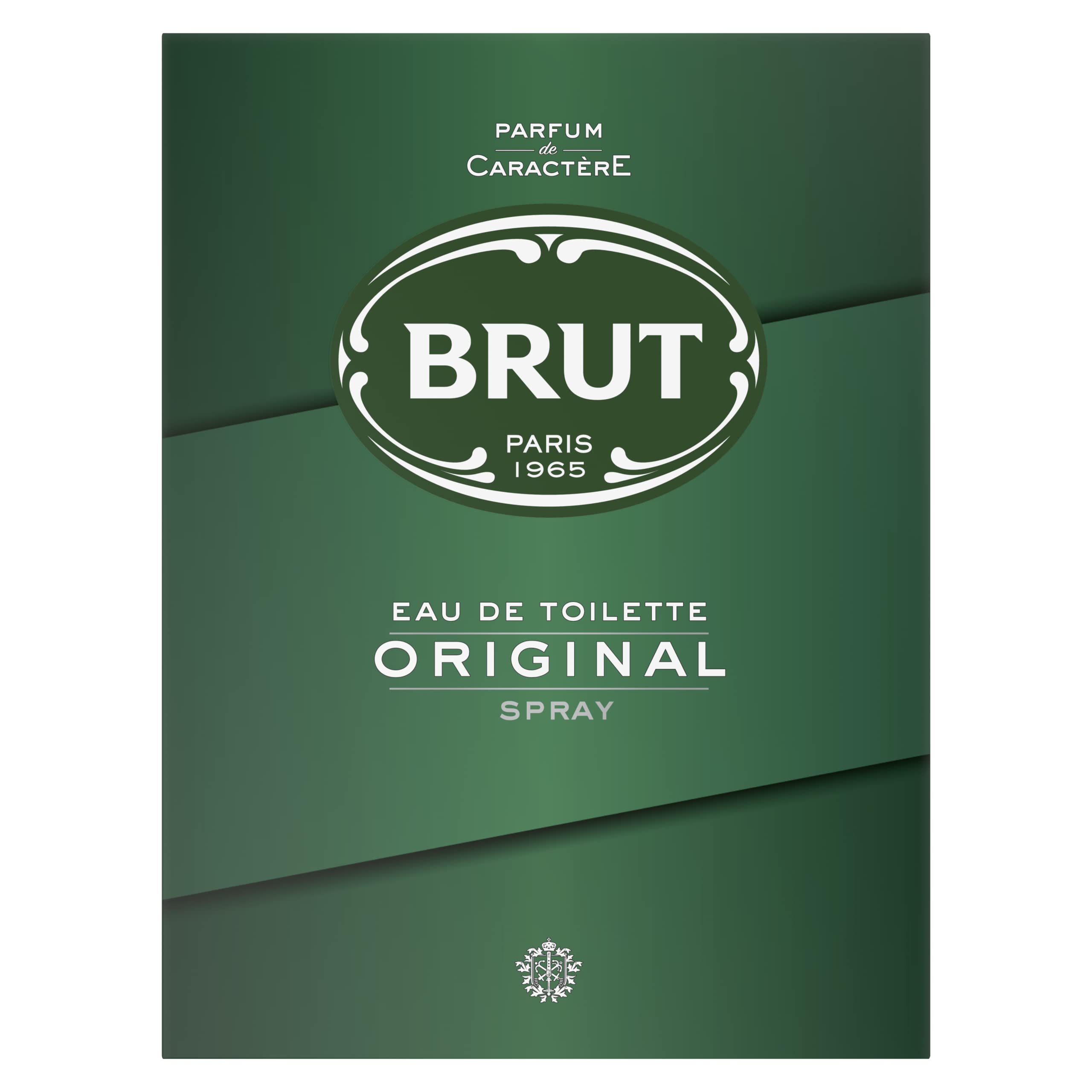 Brut Original, botella frontal, ideal para uso diario.