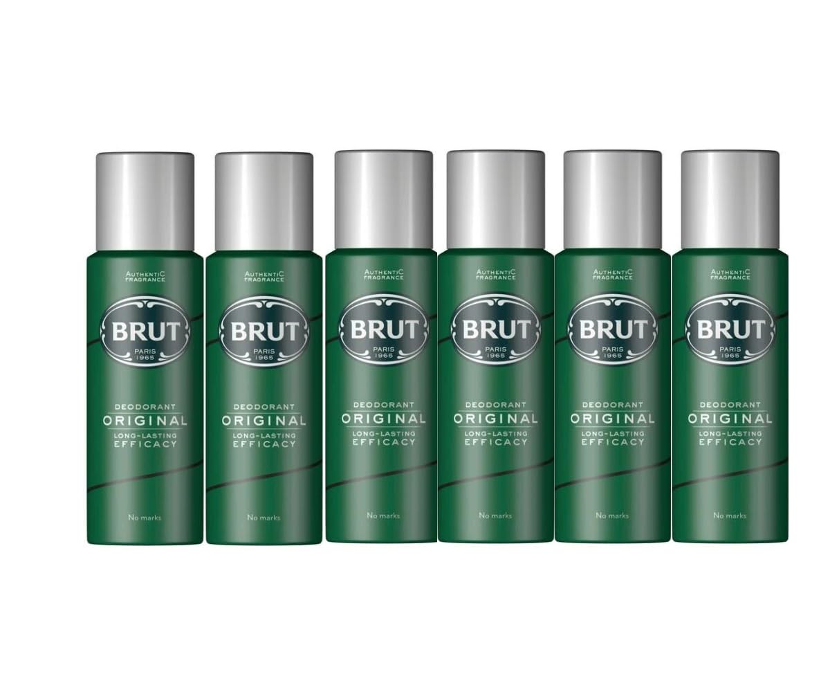 Brut Original Desodorante Spray 200 ml, aroma ligero cítrico para uso diario