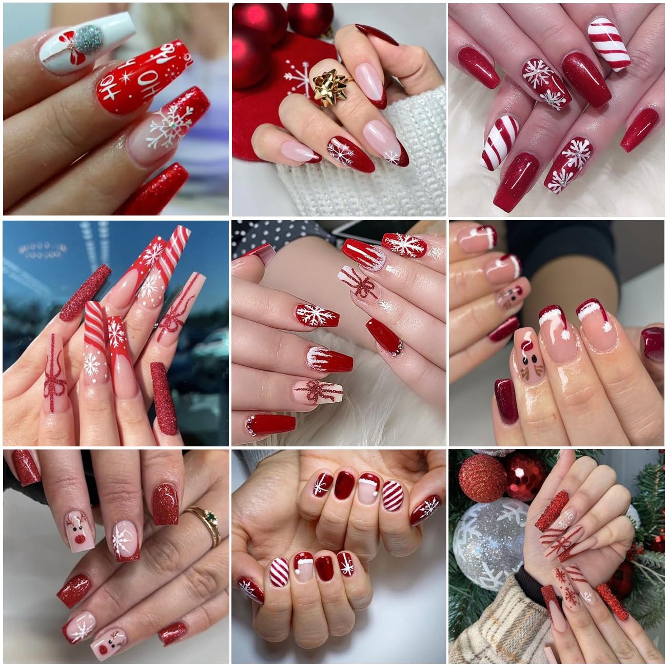 BSBTBZ estampa de uñas con copos de nieve para un acabado elegante