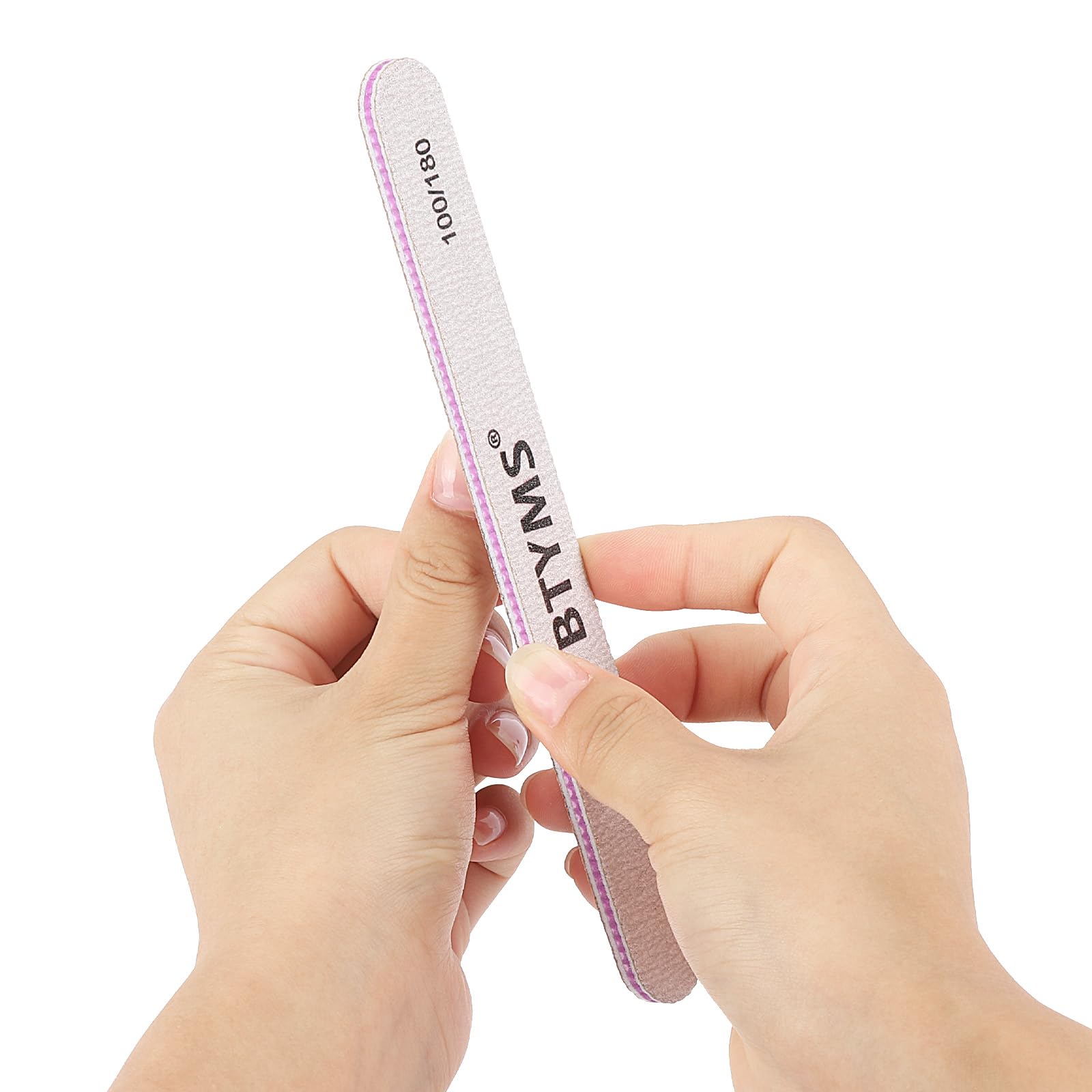 BTYMS lima de grano 180 para retirar gel en uñas extensas