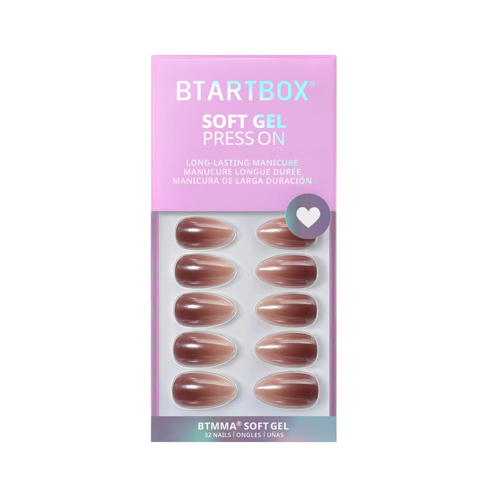 BTArtbox 32-stick-on nails kit offers versatile at-home styling options.