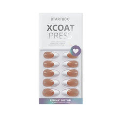 BTArtbox uñas acrílicas de gel suave para aspecto real
