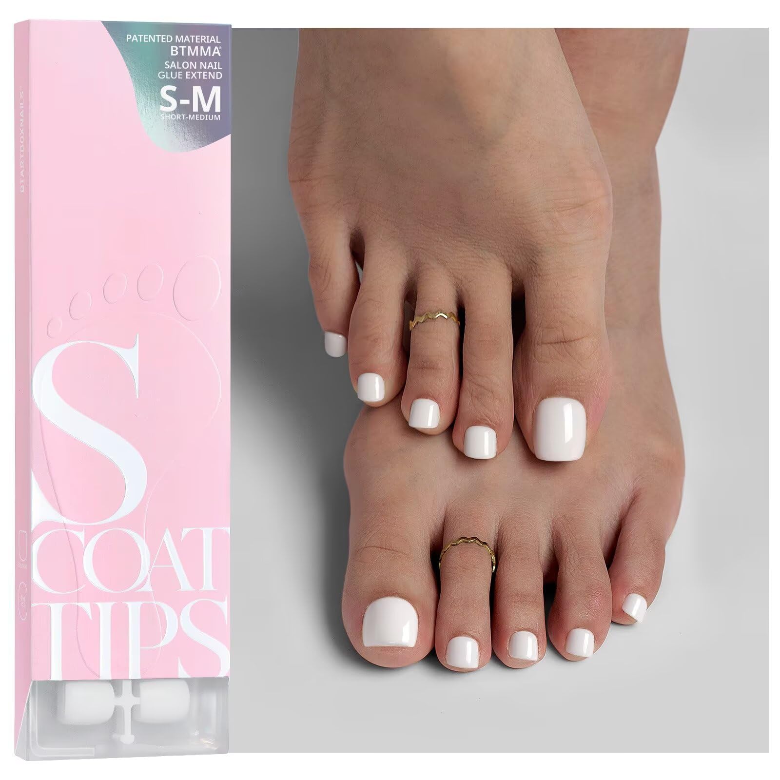 BTArtboxnails Scoattips: talón precolor para acabado natural y rápido
