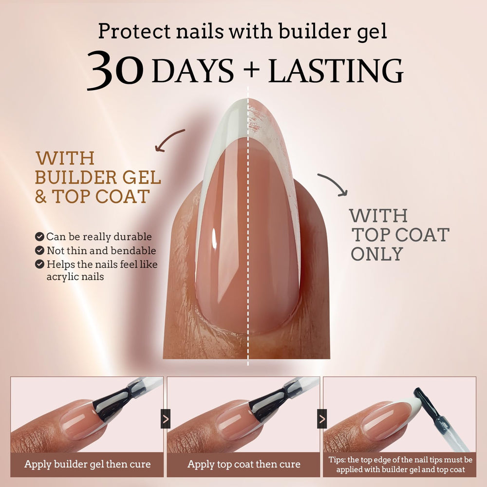 BTArtboxnails XCOATTIPS builder gel para reforzar las uñas