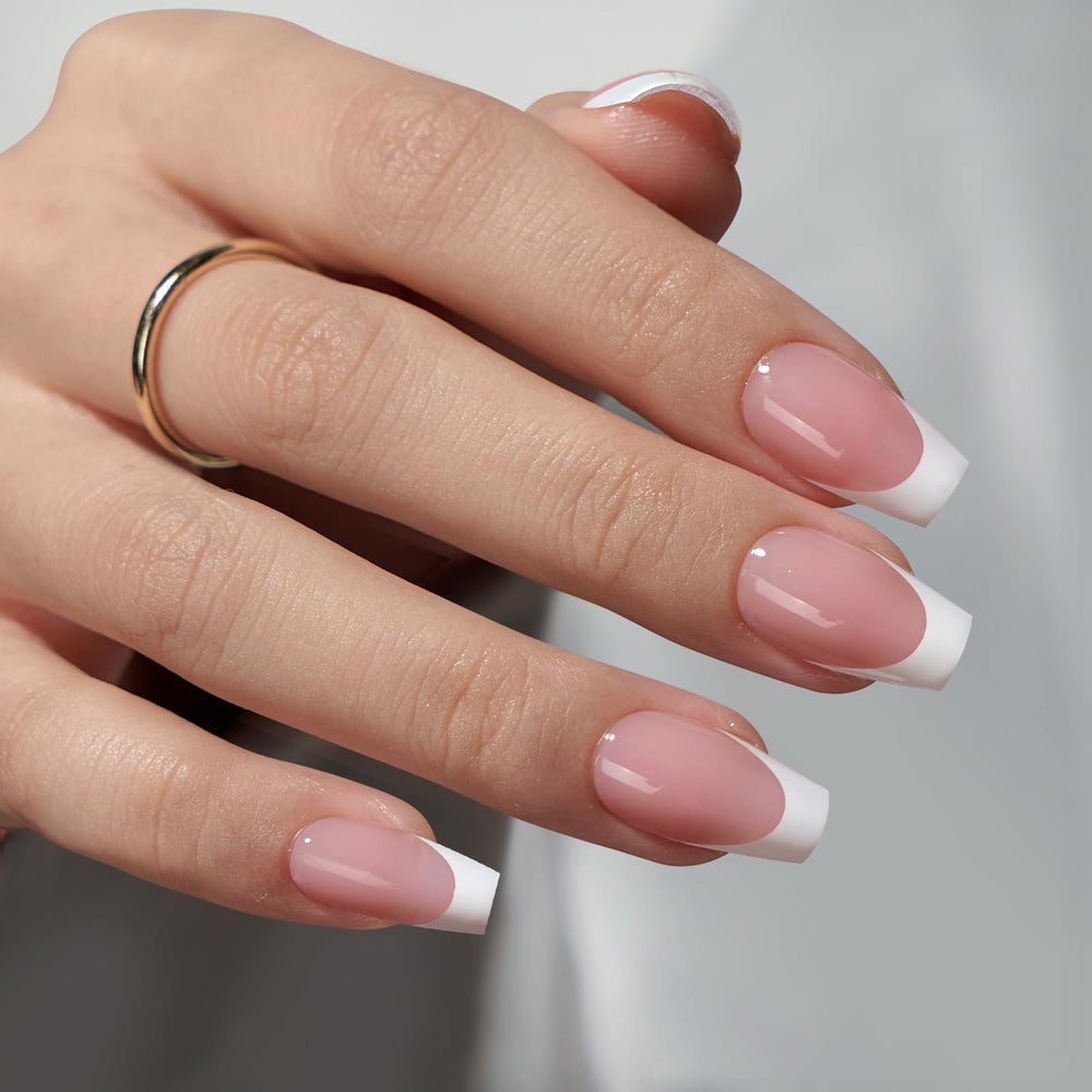 BTArtboxnails XCOATTIPS Gel blanco, adherencia suave para uñas