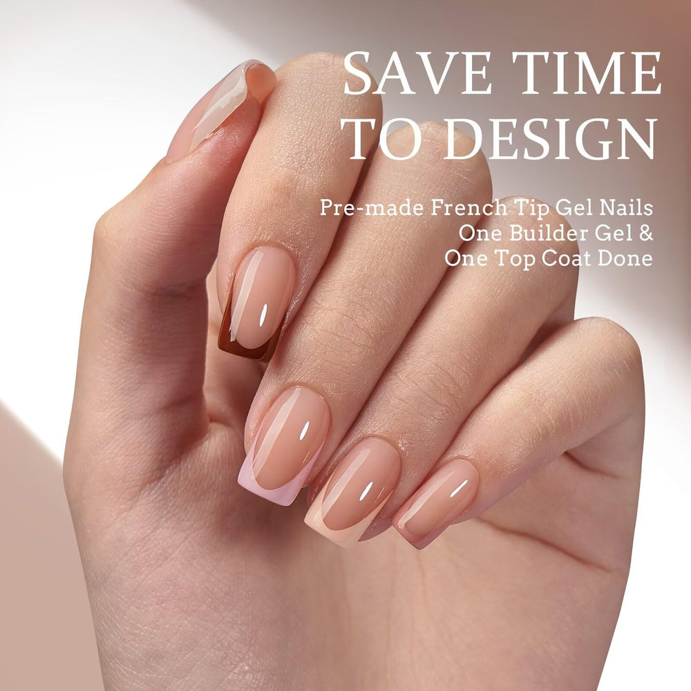 BTArtboxnails XCOATTIPS gel de uñas suave para un acabado natural.