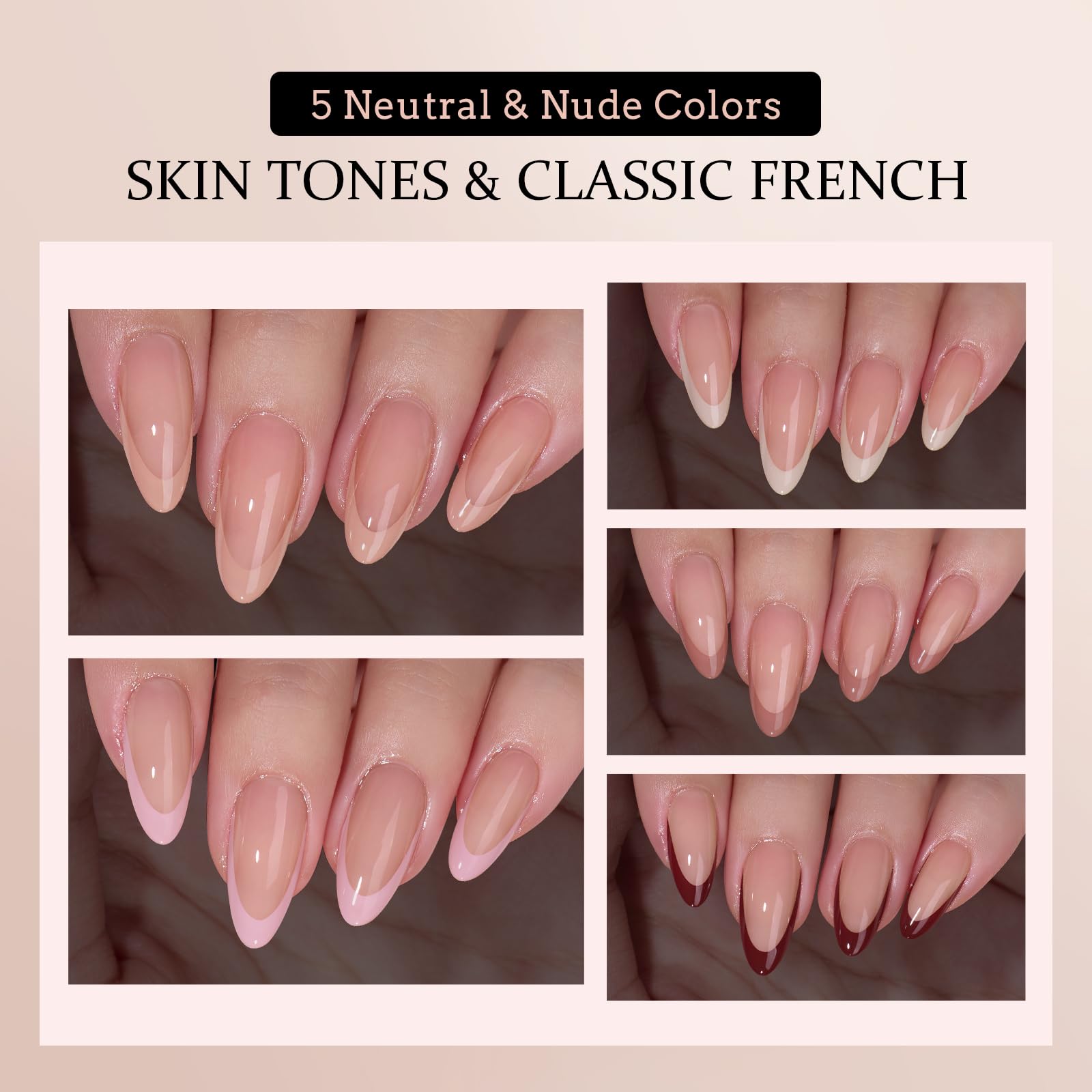 BTArtboxnails XCOATTIPS gel suave moldeable para uñas con acabado natural