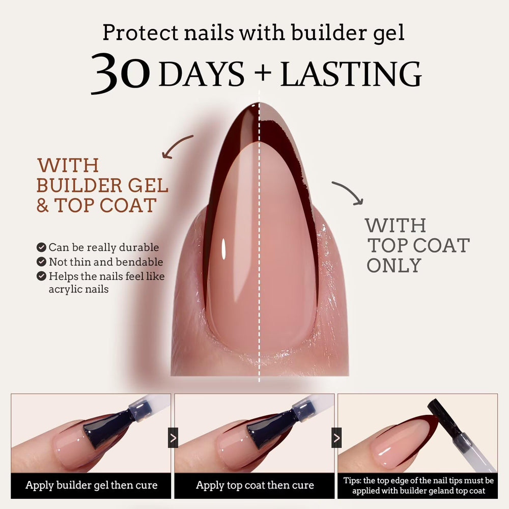 BTArtboxnails XCOATTIPS gel suave que se quita fácilmente