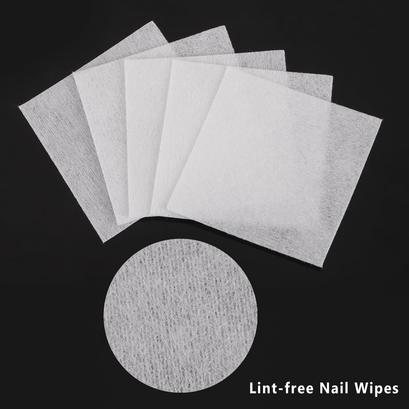 BTYMS almohadillas absorbentes para limpieza de gel y residuos de uñas, uso profesional.