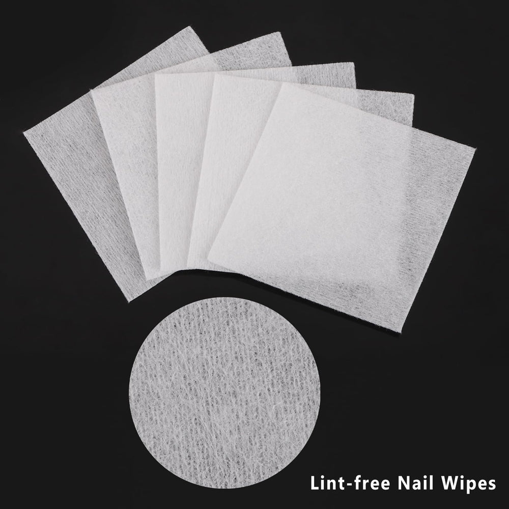 BTYMS almohadillas absorbentes para limpieza de gel y residuos de uñas, uso profesional.